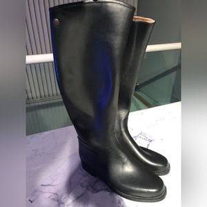 Service Black Rubber Winter Rain Muck Boots Knee High 39 / 9